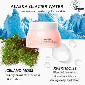 Saturday Skin open jar top view revealing lightweight water-gel benefit