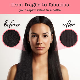 SAUCE BEAUTY applying conditioner to wet hair for improved detangling and hydration