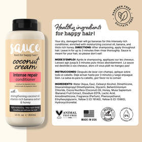 SAUCE BEAUTY lifestyle shot on shelf in a bathroom setting suggesting daily routine use