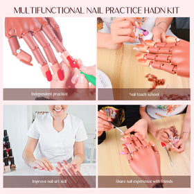 SAVILAND 200 nail tips sorted emphasizing variety for repeated extension practice