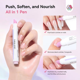 SAVILAND after use smooth cuticles with visibly tidier nail line