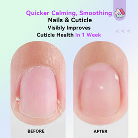 SAVILAND being applied to cuticle demonstrating easy mess-free use and absorption