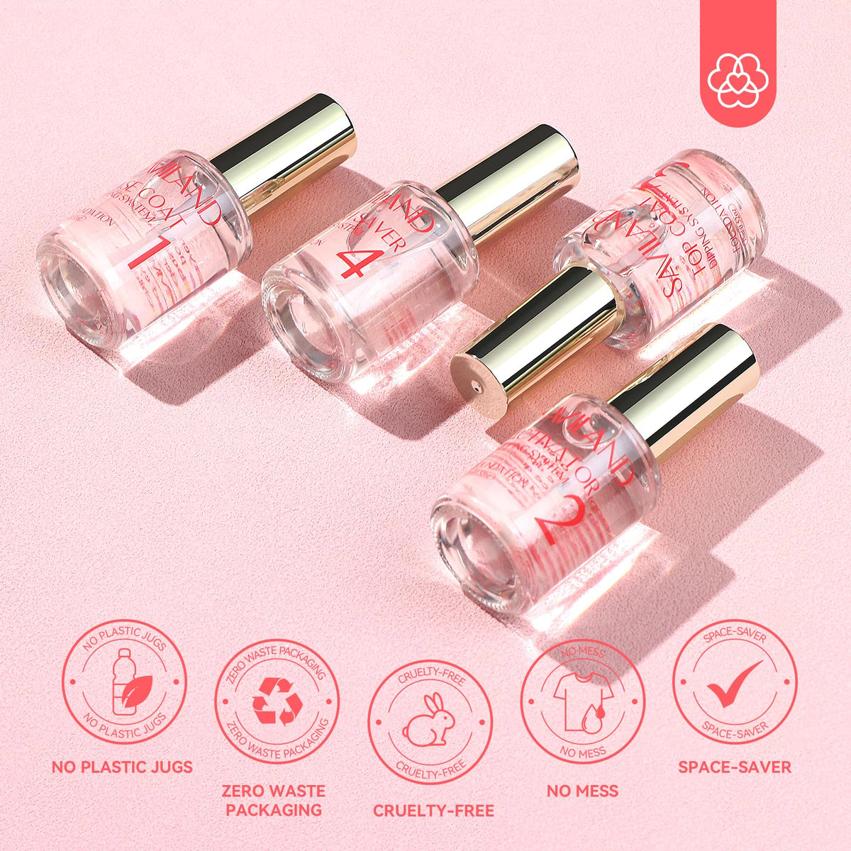 SAVILAND bottle closeup highlighting label and 15ml volume for multiple uses