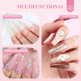 SAVILAND three nail brushes and manicure tools laid out for controlled application