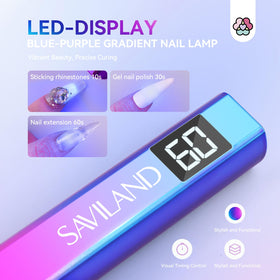 SAVILAND USB-C charging port and cable connection, enabling quick rechargeable convenience
