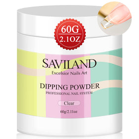 SAVILAND front bottle showing clear dip powder large capacity benefit