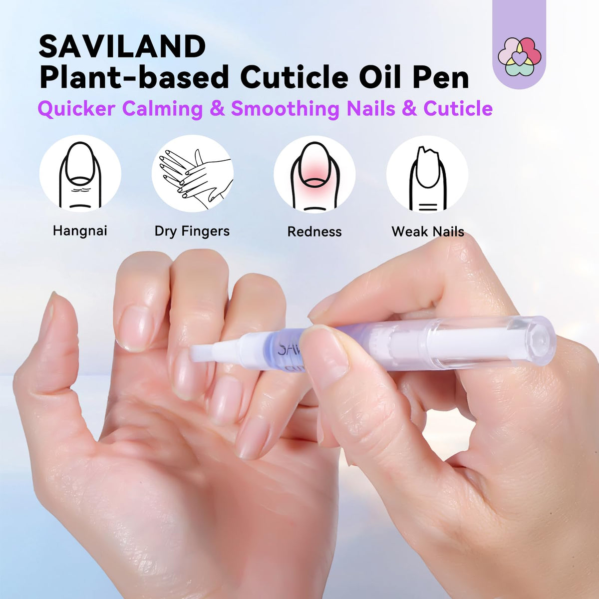 SAVILAND close-up of twist brush tip displaying smooth oil texture and control