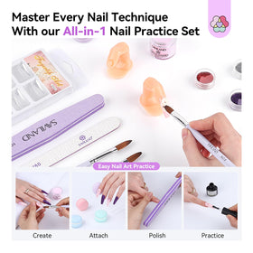 SAVILAND cuticle remover and oil pen demonstrating gentle care and improved nail health