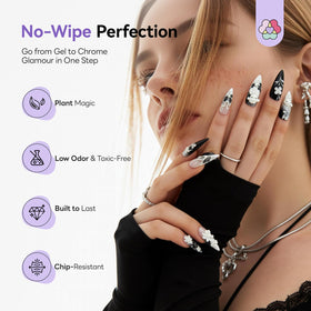 SAVILAND embossed floral nail detail showing crisp raised design