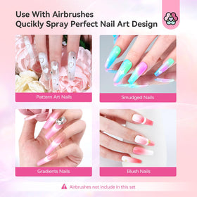 SAVILAND finished French ombre nails displaying precise, clean edges