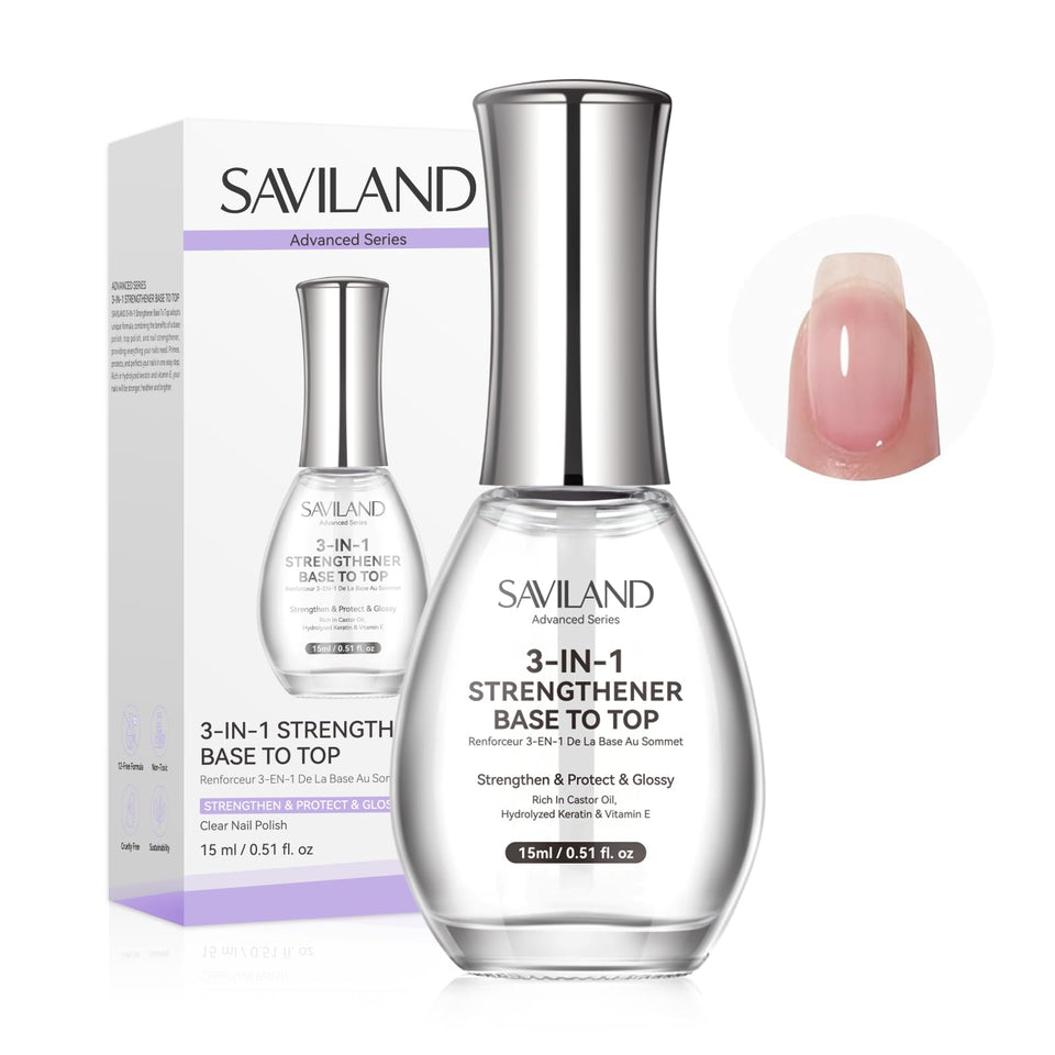 SAVILAND front packaging 15ml showing compact bottle and glossy finish benefit