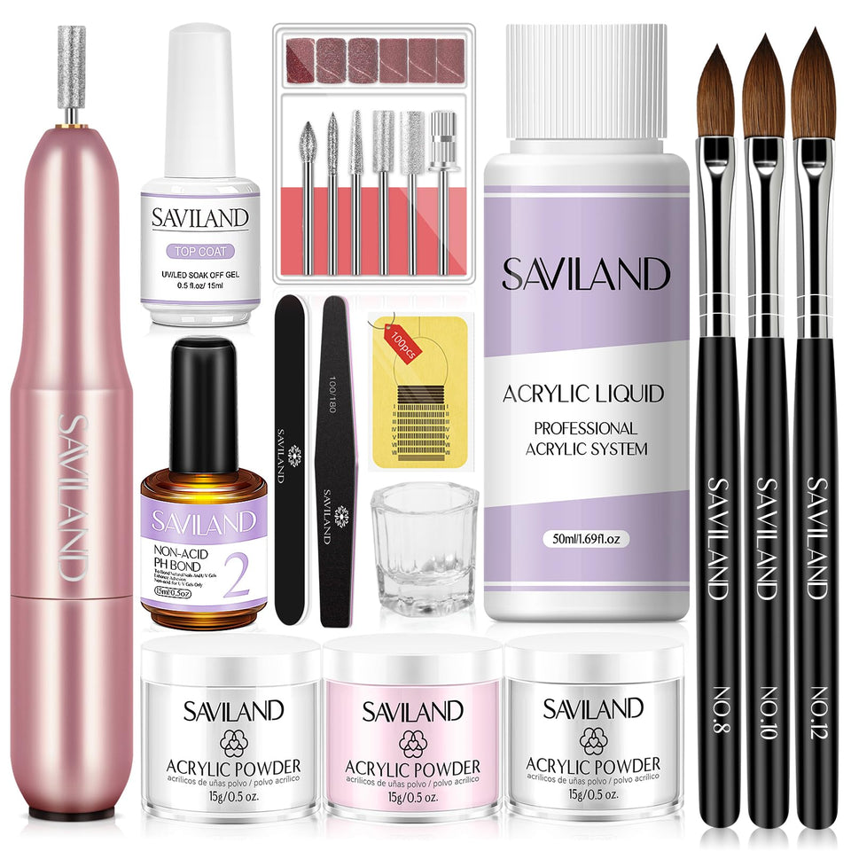 SAVILAND full kit front view showing all included tools and powders for easy start