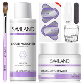SAVILAND front packaging showing full beginner acrylic kit benefits