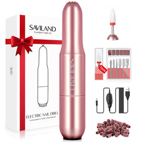 SAVILAND front packaging showing complete portable e-file kit and accessories for convenience
