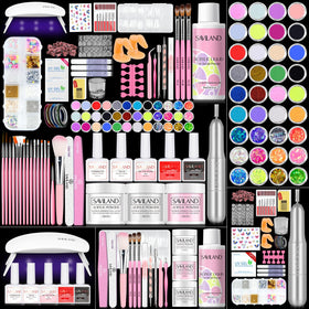 SAVILAND front packaging showing complete acrylic kit and benefits