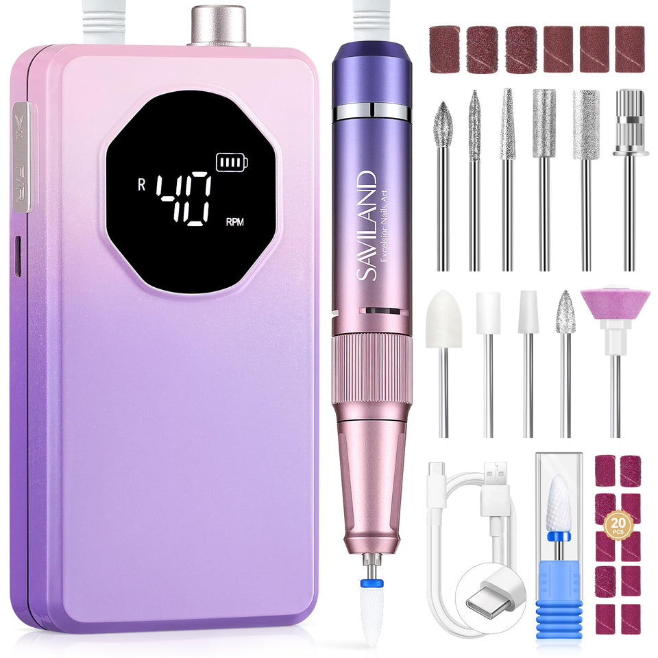 SAVILAND front view gradient purple shows sleek design and professional power