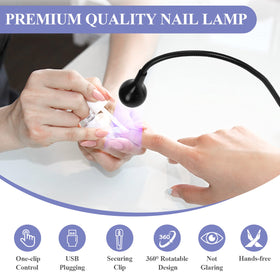 SAVILAND lamp in use curing gel polish for quick, even manicure results