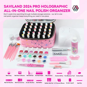 SAVILAND close-up of sponge inner tray keeping bottles upright and preventing spills