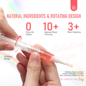 SAVILAND label close-up listing vitamins and plant-based ingredients