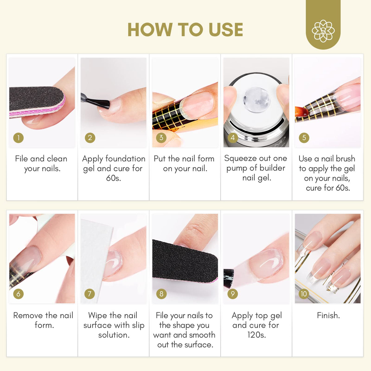 SAVILAND home manicure scene showing easy salon-quality results