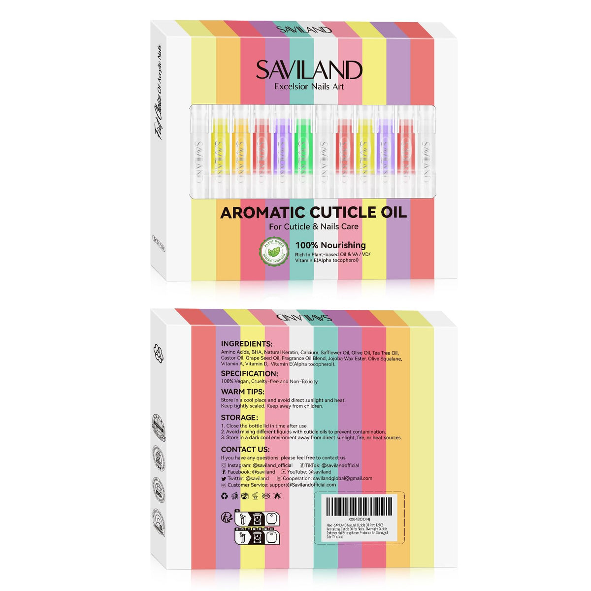SAVILAND pen set in travel pouch showing ideal on-the-go care