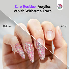 SAVILAND clean nail surface after removal showing smooth result