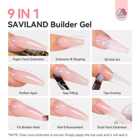 SAVILAND open jar texture close-up showing smooth medium-thick gel consistency