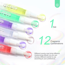 SAVILAND pen open dispensing oil illustrating easy twist-to-release design