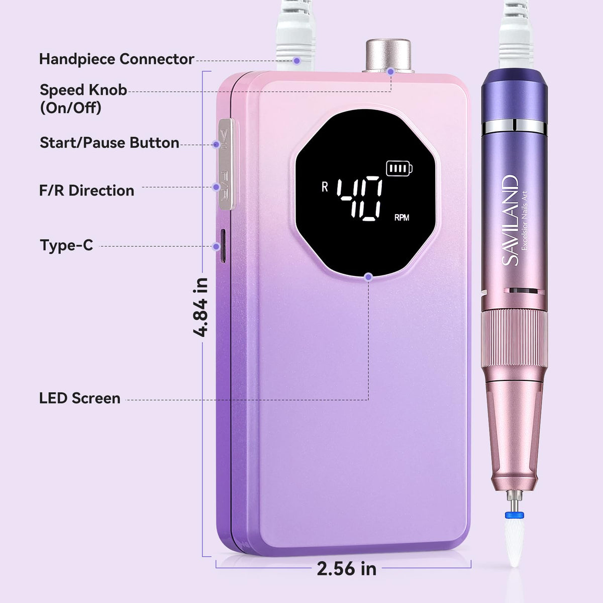 SAVILAND packaging and accessories showing everything included in kit