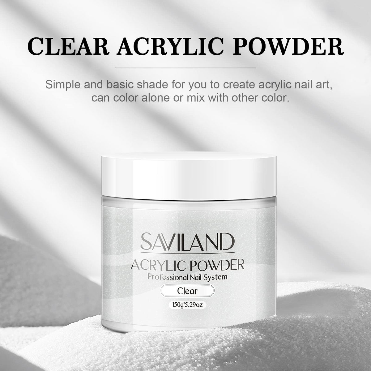 Saviland powder texture close-up showing fine grains for bubble-free application