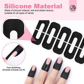 SAVILAND scale comparison on fingers showing fit across different nail sizes