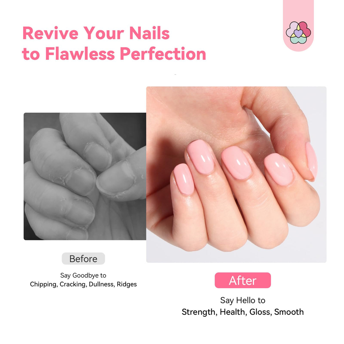 SAVILAND sheer pink swatch on nail tip illustrating translucency and buildable coverage benefit: natural finish