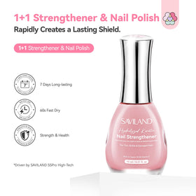 SAVILAND size comparison beside a coin showing compact 15ml bottle benefit: travel-friendly