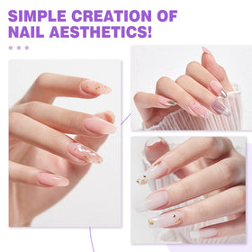 SAVILAND gel texture close-up showing smooth bubble-free finish
