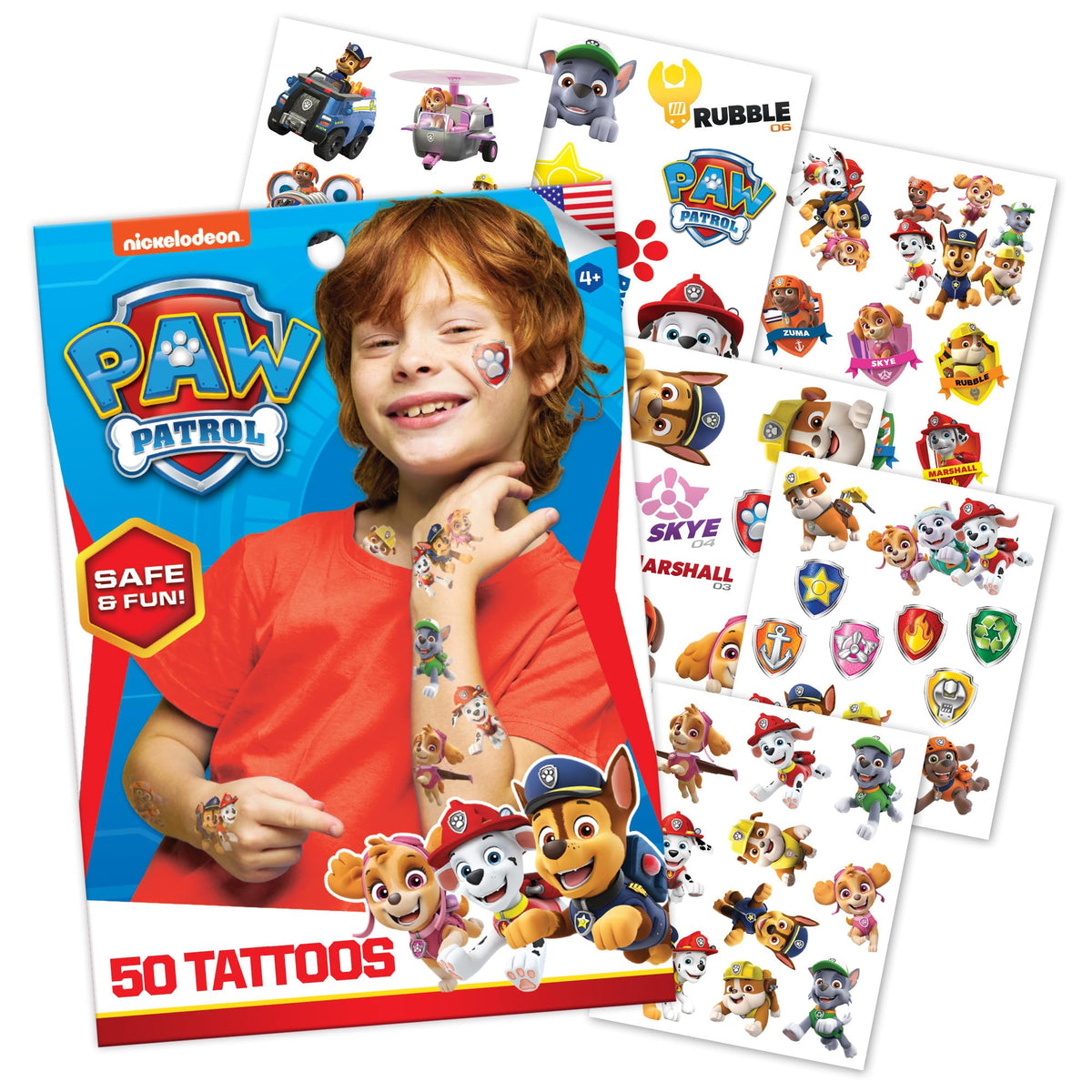 Savvi front packaging showing 50-pack and PAW Patrol characters, clear party-ready design