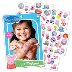 Savvi front packaging showing Peppa Pig designs and 50-count benefit