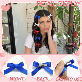 SAWINDA bows clipped to backpack strap for decorative, durable use