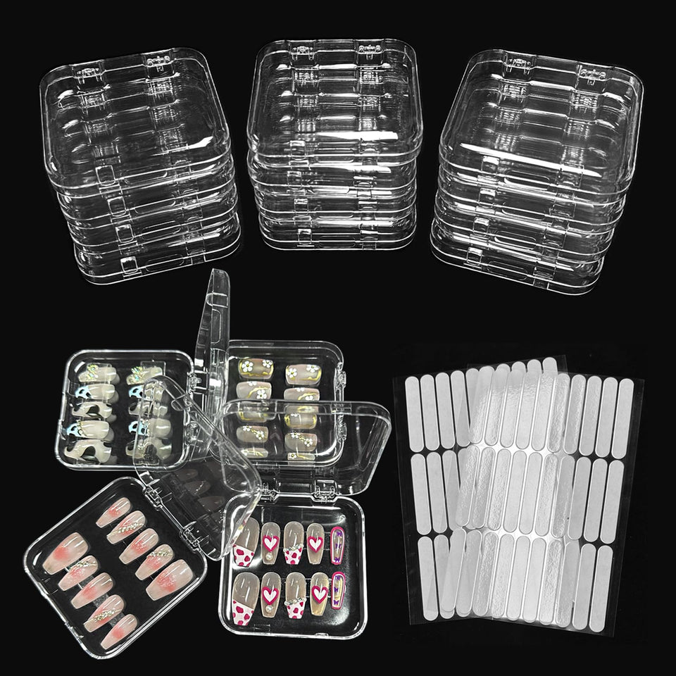 Sawvolker clear front packaging showing organized nails and protection