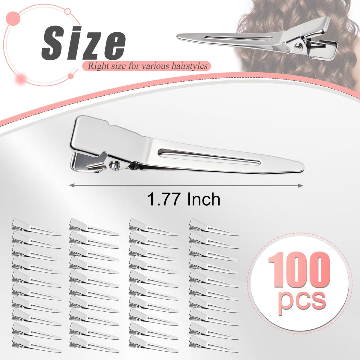 SBYURE close-up of clip tip highlighting smooth nickel-plated finish and comfort