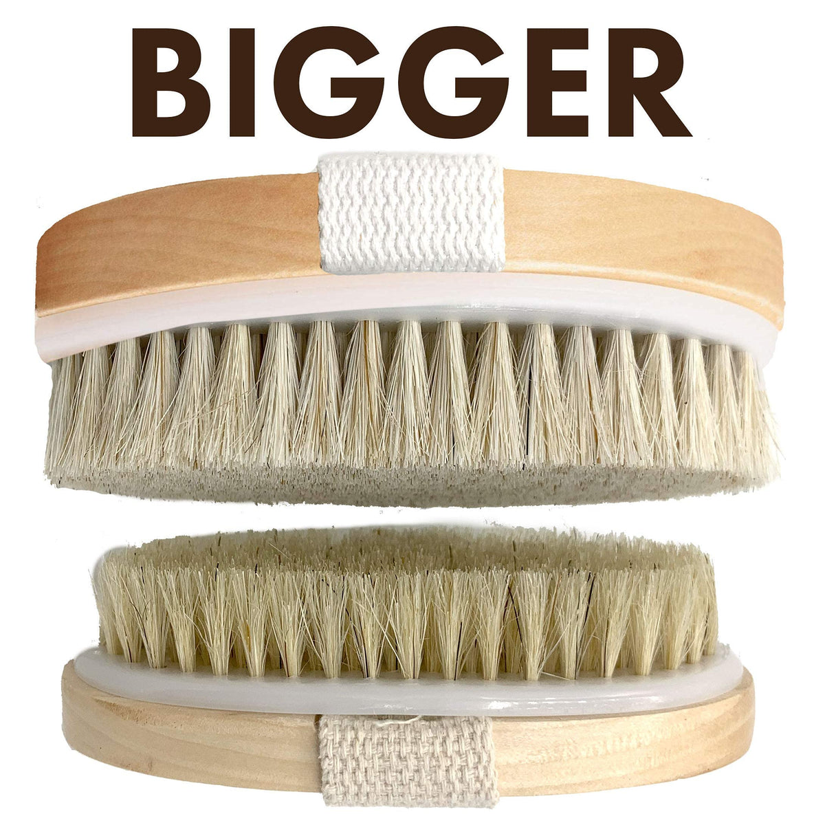 Scala brush hanging on hook to dry preventing mildew and extending brush life