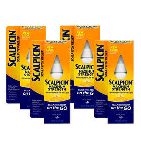 Scalpicin front packaging showing product and benefits