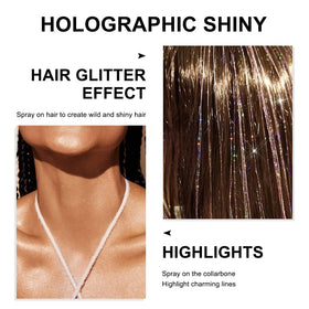 Scarman used at an outdoor festival on model, bright reflective sparkle under lights