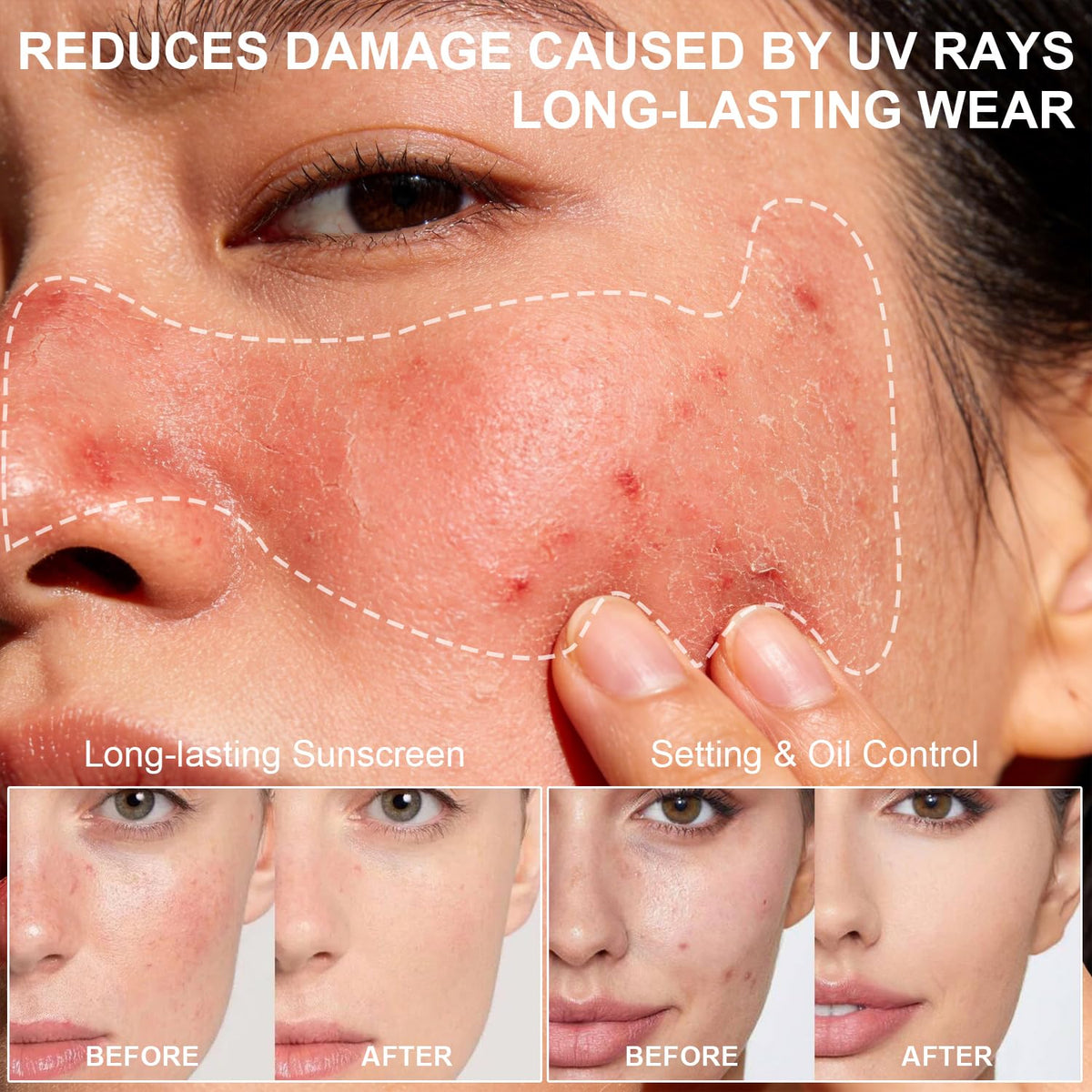 Scarman product label close-up highlighting mineral SPF 35 and safe ingredients