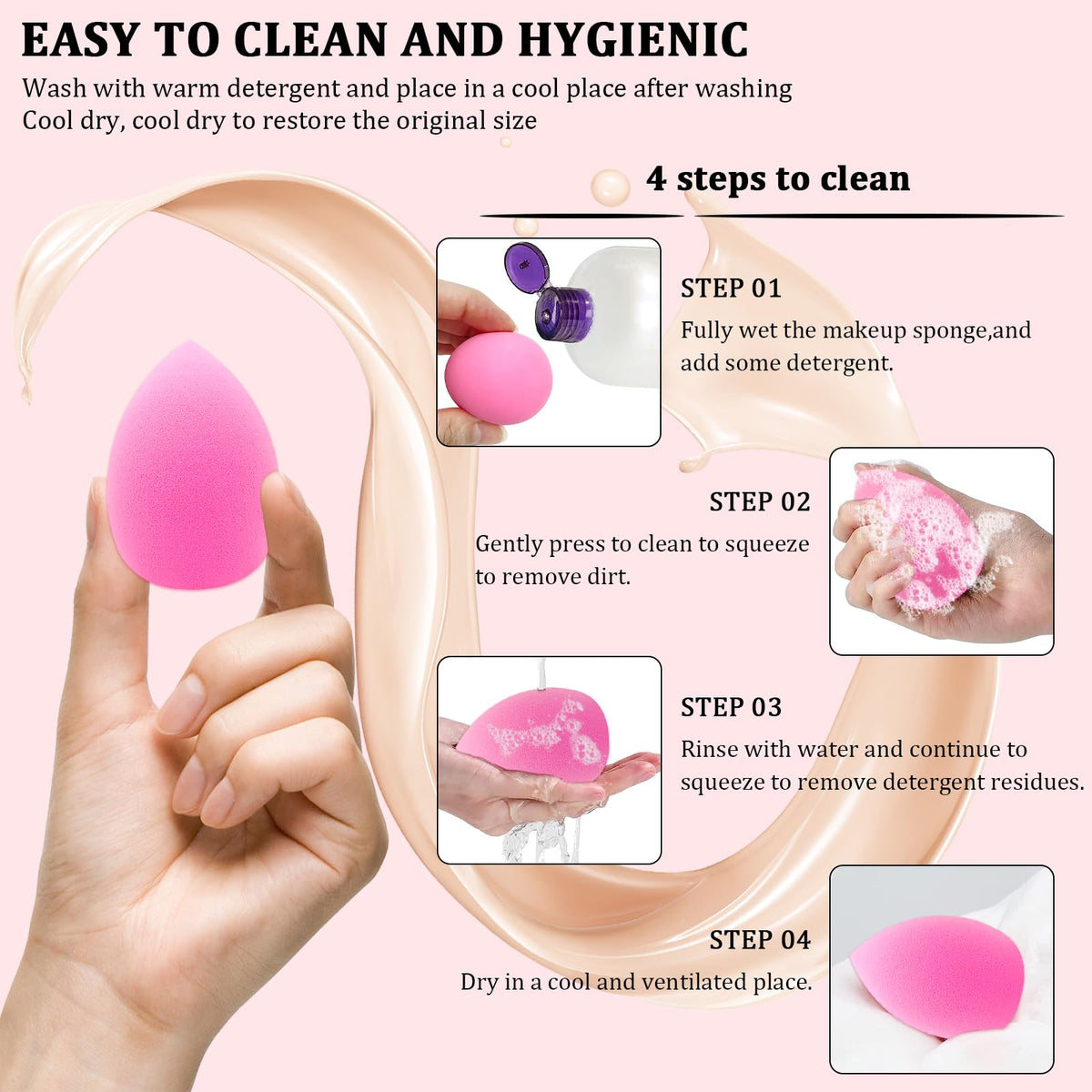 Scartink pointed tip used for precise concealer application under eyes
