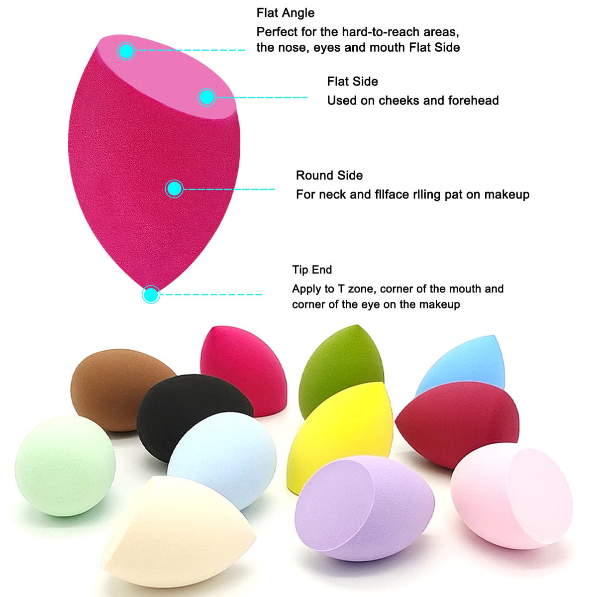 Scartink slant-cut edge close-up for precise contouring around eyes nose