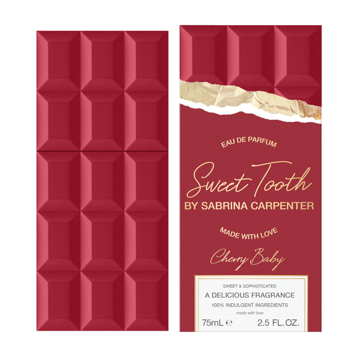 SCENT BEAUTY detailed close-up of Cherry Baby bottle texture and cap, highlighting premium finish