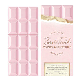 SCENT BEAUTY Sabrina Carpenter side label close-up highlighting fragrance name and volume