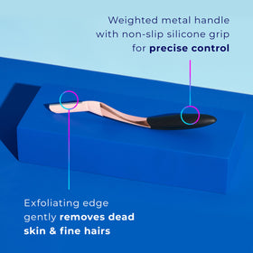 Schick Hydro Silk before and after skin showing smoother texture and reduced peach fuzz