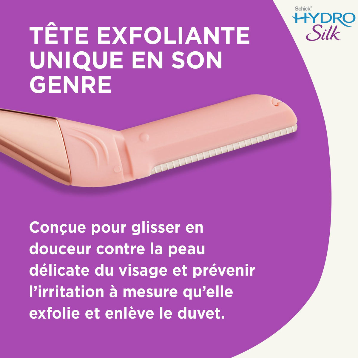 Schick Hydro Silk used in a skincare routine to reveal smoother, radiant skin