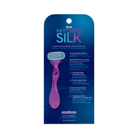 Schick Hydro Silk lifestyle bathroom setup highlighting daily use